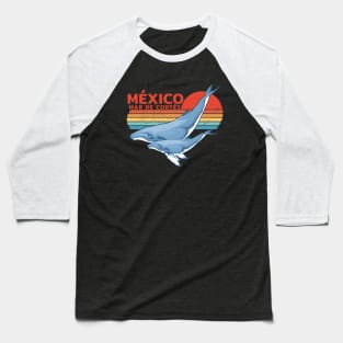 México Sea of Cortez Humpback Whale Baseball T-Shirt